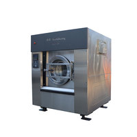Machine à laver industrielle commerciale en acier inoxydable de qualité supérieure entièrement automatique à usage intensif avec moteur de 3,5 à 4,5 kW pour la blanchisserie