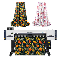 Sublimation drucker 4 I3200 Köpfe Industrie maschine für die Bekleidungs industrie Heim textilien Sublimation drucker Wärme presse