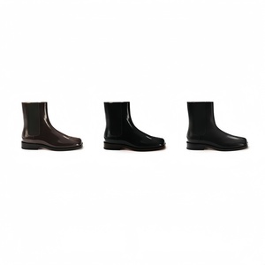 Bottes <span class=keywords><strong>Chelsea</strong></span> mi-mollet à talon épais et bout fendu pour femme. Bottes courtes tendance <span class=keywords><strong>Chelsea</strong></span>, chaussures décontractées d'extérieur. - Product Image 6