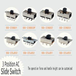 וינטאי-טק SS13D07 מתגי שקף 4 פינים 3 מצבים Spdt מתג שקף Sp3t מתג שקף - Product Image 4