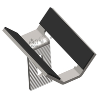 ARTSIGN SUS304 Acier inoxydable – Fixation de toit solaire sans perforation, support PV réglable pour toiture métallique trapézoïdale