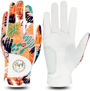 Gants de <span class=keywords><strong>golf</strong></span> personnalisés avec logo pour femmes, main gauche ou droite, en PU avec marqueur de balle, pour tous les temps, adhérence durable, meilleur prix – Ventes flash - Product Image 1
