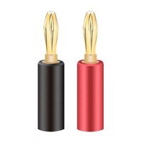 Connecteur de fil pour haut-parleur son sans soudure, 50 pièces, connecteur banane pour câble de 4mm