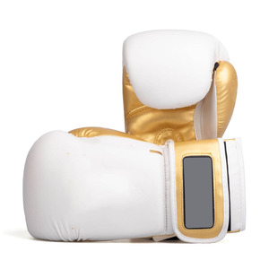 Gants de boxe d'entraînement en cuir de haute qualité avec sangle de poignet réglable, anti-humidité et antidérapants - Product Image 1