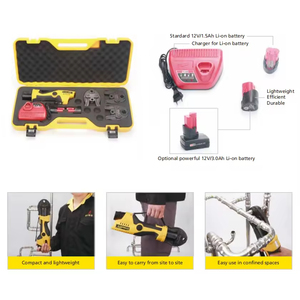 Dụng cụ ép thủy lực không dây HHYD-1550B, sử dụng pin, hiệu quả và thân thiện với môi trường, dụng cụ thủy lực cầm tay, kìm ép tay - Product Image 4