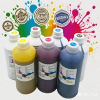 Cncolor pour sublimation pour sac 1000ML (C/Y/M/K) pour imprimantes à tête TFP - à base d'eau pour verre/marbre/bois/tissu
