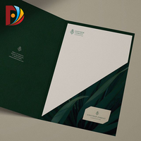 Porte-documents A4 pour le secteur de la santé, avec emplacement pour logo, pour présentations, brochures et documents cliniques professionnels