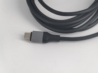 Kabel Transmisi Data Definisi Tinggi USB-C Micro-USB 1 Meter yang Dapat Disesuaikan, Pengisian Cepat 3A untuk Ponsel dan Komputer