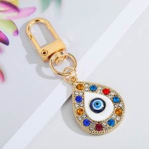 2024 New Rainbow Evil Eye Hamsa Hand Keychain <b>Key</b> <b>Ring</b> for Friend Lovers Bling Heart Blue Eye Bag Car <b>Key</b> Chain <b>Accessories</b> - Product Image 4