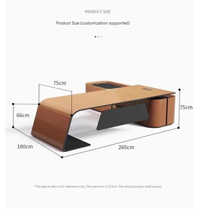 Bàn làm việc sang trọng, bàn giám đốc, bàn lãnh đạo, bàn văn phòng, ghế văn phòng - Product Image 6