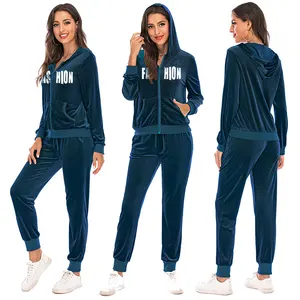 Latest Design Fall 2023 Women Clothes Fashion Casual Sports Suit Outfits Two Piece Set Women Clothing