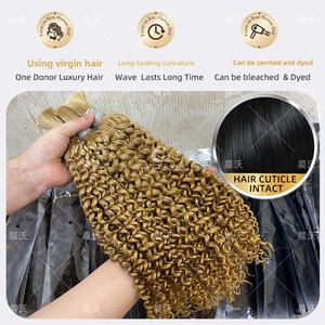 Peluca de Cabello Humano Vietnamita <span class=keywords><strong>Jerry</strong></span> Curly, Sin Encaje, Completa, Tejida a Mano, Puede Permanecer y Teñirse - Product Image 3