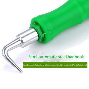 Gancho semiautomático para atar barras de acero, herramienta manual de construcción para atar alambres y torsionar. - Product Image 4