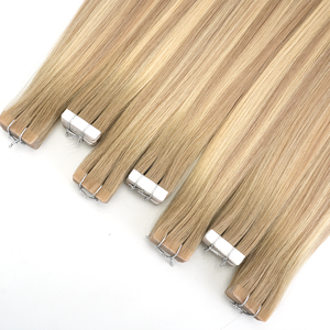 Cinta Adhesiva Invisible para Extensiones de Cabello Humano, Trama de Mariposa Marrón, Extensiones de Cabello Humano con Cinta Adhesiva Natural - Product Image 6
