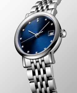 Classic Dress Watch Diamond Markers Date Window Stainless Steel Bracelet Precision Quartz Movement Wristwatch Longinesing - Product Image 3