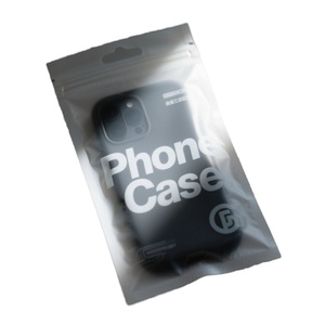 Custom Printed Aluminium Foil 3C Phone Case Product <b>Zip</b> <b>Lock</b> Three Side Seal Pouch Mylar Packaging <b>Bags</b> - Product Image 3