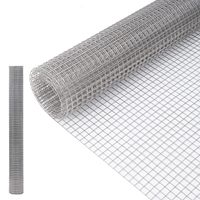 Maille de fil soudé galvanisé à chaud de 1/2 pouce x 4 pouces en gros pour cages à oiseaux et à poulets, certifiée ISO9001