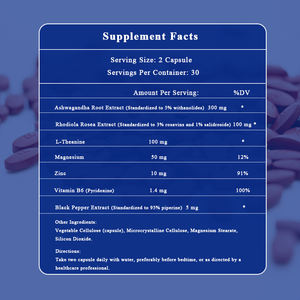 Contractproductie Supplement Ashwagandha Wortel Extract Capsules Oem - Product Image 2