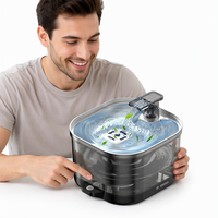 Nouveaux produits 2026, fontaine à eau automatique pour animaux de compagnie en acier inoxydable, fontaine à eau pour chiens et chats