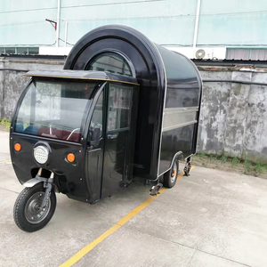 شاحنة طعام ألمنيوم صغيرة متنقلة من الفولاذ المقاوم للصدأ مقطورة وجبات خفيفة سريعة كشك للوجبات السريعة امتياز عربة هوت دوج عربة مقهى مخمرة - Product Image 2