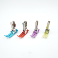 Pied presseur en caoutchouc MT-18 multicolores pour machines à coudre industrielles Singer, Brother, Juki à une aiguille - Accessoires