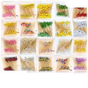 Disposable Fruit Skewers 12Cm Bamboo Creative Cocktail Party Decor Art Toothpicks For Kids KTV Fruit Forks - Product Image 1