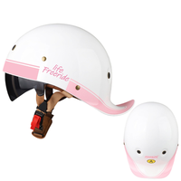 Casque modulaire ouvert ABS neuf avec doublure en mousse, design rétro cruiser – Offre spéciale