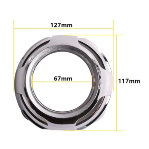 3.0 <b>Projector</b> Shrouds for Hella Koito Q5 Lenses 3 Inch hid Bi Xenon Headlight Lenses Cover - Product Image 6