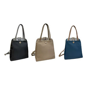 Sac à dos en nylon imperméable de haute qualité, grande capacité, avec fermeture éclair, logo personnalisé, nouvelle mode et coloré, pour femmes, voyage - Product Image 1