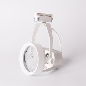 Spot LED sur rail noir et blanc pour ampoule E27 PAR30 - Vente en gros - Product Image 4