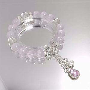Sweet Jewelry Gourd Charm <b>Bracelet</b> Shiny Crystal Glaze <b>Beaded</b> <b>Bracelet</b> Jewelry Fantasy Popcorn Cracked Crystal Beads <b>Bracelet</b> - Product Image 3
