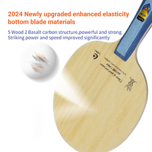 Raquette <span class=keywords><strong>de</strong></span> <span class=keywords><strong>tennis</strong></span> <span class=keywords><strong>de</strong></span> <span class=keywords><strong>table</strong></span> professionnelle LOKI Rxton 7Pro Koto Ayous, plaque inférieure 7 plis, lame en carbone pour <span class=keywords><strong>tennis</strong></span> <span class=keywords><strong>de</strong></span> <span class=keywords><strong>table</strong></span> - Product Image 4