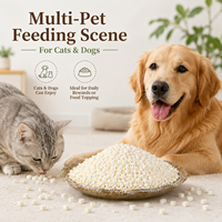 Friandises pour chiens et chats à base d'igname chinoise lyophilisée 100 % naturelle, ingrédient unique, saines, pour l'entraînement et comme récompense, aliments pour animaux de compagnie en gros