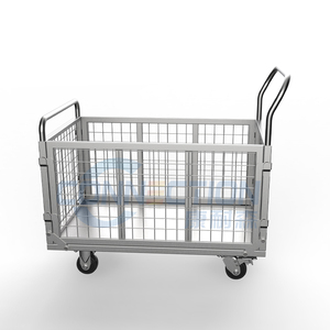 Chariot industriel à plate-forme manuelle pliable portable personnalisé pour le <span class=keywords><strong>transport</strong></span> et le stockage - Product Image 2