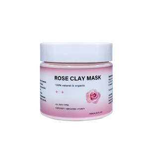Mascarilla de Arcilla Rosa para la Nariz y el Rostro, 120 ml, de Marca Privada, con Cúrcuma, Limpiadora de Poros, Desintoxicante, Antiacné, Blanqueadora y Exfoliante - Product Image 1