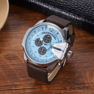 CAGARNY 6839 New <b>Men's</b> Quartz <b>Watch</b> Fashion Leisure Calendar Large Dial Belt <b>Watches</b> <b>for</b> <b>Men</b> Relogio Masculino Montres Hommes - Product Image 3
