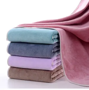 Банное полотенце из ультратонкого волокна с вышивкой в молодежном стиле для взрослых, мягкое водопоглощающее быстрое сухое большое полотенце