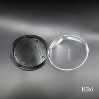 Boîte compacte ronde en plastique noire personnalisée avec couvercle rabattable pour poudre compacte, idéale pour le maquillage.