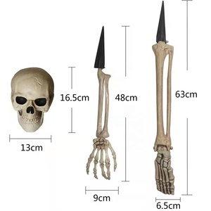 Inserción <span class=keywords><strong>de</strong></span> calavera y <span class=keywords><strong>esqueleto</strong></span> <span class=keywords><strong>de</strong></span> Halloween en el suelo para decoración <span class=keywords><strong>de</strong></span> fiestas - Product Image 3