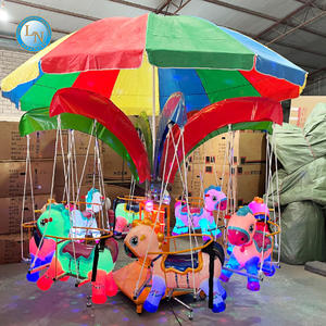 Parc à thème enfants carnaval manèges balançoire girafe chaise volante manèges attractions pour enfants - Product Image 5