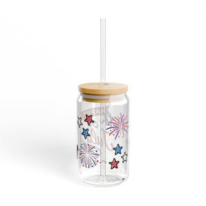 4Th of July Decoration Iced Coffee With Lid and Straw Patriotic Party Cup - Product Image 4