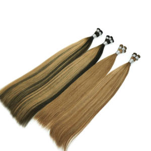 Extensiones de Cabello Humano Virgen Ruso Genius Weft Double Drawn Micro Machine 100g, Lujosas Extensiones Peruanas de Grado 10A, Lisas y Sedosas - Product Image 4