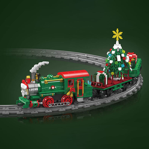 Moule King 12039 922PCS <span class=keywords><strong>Train</strong></span> Serie Noël ESU KG230 <span class=keywords><strong>Train</strong></span> Building Block Modè<span class=keywords><strong>le</strong></span> Technique Jouets Éducatifs Festival Cadeau - Product Image 4