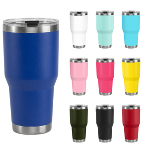 Vaso térmico de acero inoxidable de doble pared de 30 oz sin BPA, ideal para fiestas y bodas, con diseño de globo de nieve, para pegatinas DTF, OEM/ODM, gran éxito de ventas. - Product Image 1