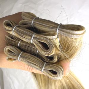 <span class=keywords><strong>Extensiones</strong></span> <span class=keywords><strong>de</strong></span> <span class=keywords><strong>cabello</strong></span> humano trenzado al por mayor, <span class=keywords><strong>extensiones</strong></span> <span class=keywords><strong>de</strong></span> <span class=keywords><strong>cabello</strong></span> ruso en color dorado, disponibles para cortar - Product Image 5