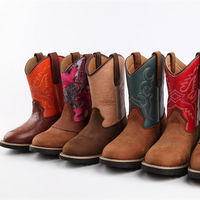 Bottes de cowboy longues marron pour hommes et femmes, OEM/ODM, avec ou sans embout et tige en acier.