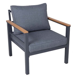 Ensemble modulable 5 pièces en aluminium avec revêtement poudré pour hôtel, jardin, cour, patio, ferme et appartement – Style moderne et décontracté - Product Image 4