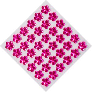 10mm 36개 꽃 모양 자가 접착형 라인스톤 스티커 크리스탈 보석 스티커 다양한 색상과 모양 - Product Image 5