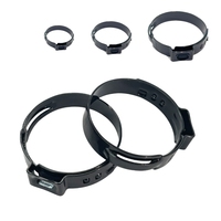Collier de serrage pour tuyau à boulon unique Colliers de serrage pour tuyau à oreille unique Pince pour tuyau de carburant en acier inoxydable 304