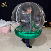 Costume de globe terrestre gonflable pour fête de danse, festival, défilé